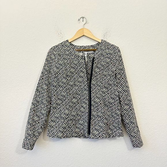 CAbi #5099 Full Zip Cliffside Moto Style Jacket Multicolor Abstract Print - Picture 1 of 8